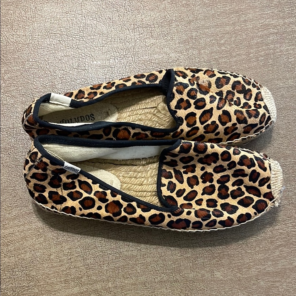 Soludos Women's Leopard Espadrilles